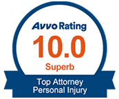 Avvo Rating - Superb - Top Attorney Personal Injury